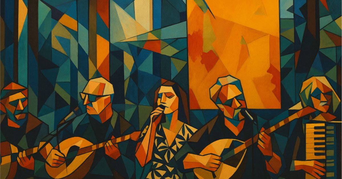 REMbETIX – Rebetiko band from Berlin; group photo